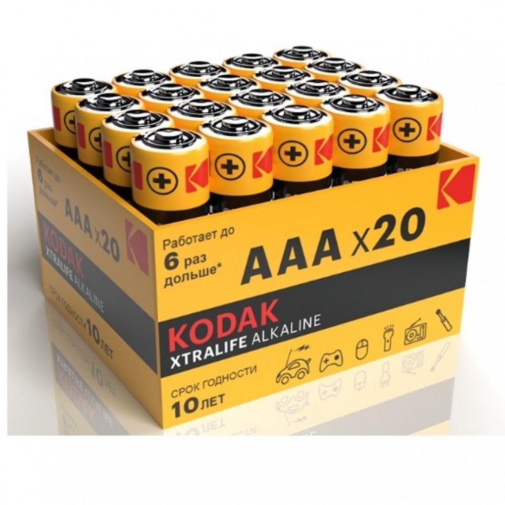 Батарейка Kodak LR03-20 bulk XTRALIFE Alkaline/Б0054764