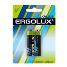 Батарейка Ergolux  6LR61 Alkaline BL-1 9В/11753