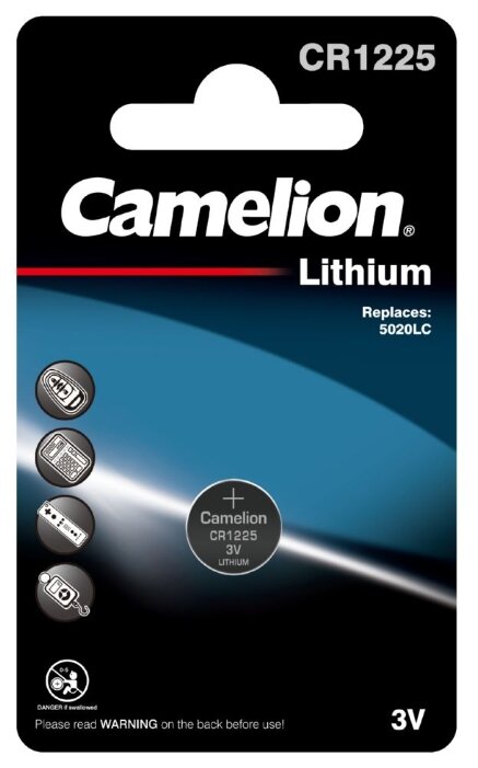 Батарейка Camelion CR1225 BP-1 3V/3608