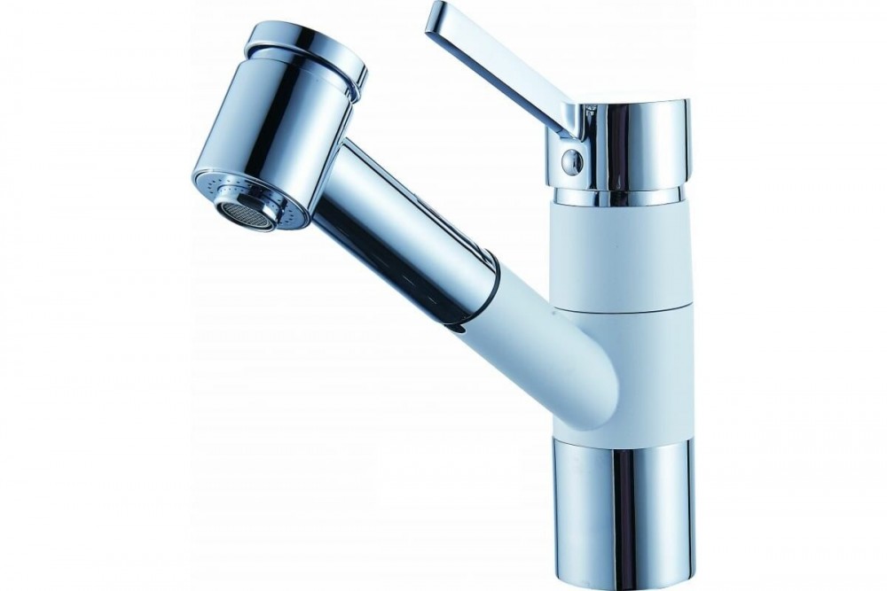 Смеситель для кухни с выдвижной лейкой Diadonna/D87-660127W