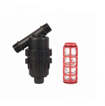 Фильтр для систем полива, 120 меш, нар. Резьба 1"/Д-141/Китай