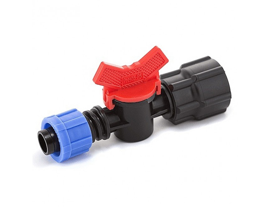Кран для капельной ленты с внутренней резьбой 3/4"/КП-19