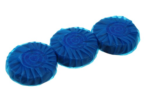 Освежитель таблетка для сливного бачка унитаза "Лес" 32гр. 3шт, (ПАВ), блистер/474-016