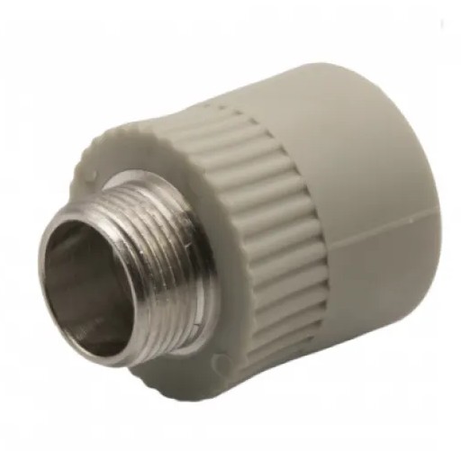 Муфта ПП 32x3/4" ВР Ever@plast серый