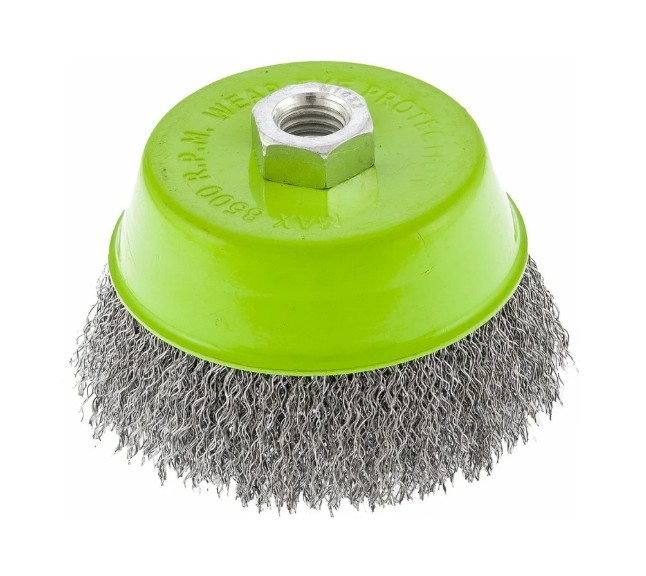 Щетка для УШМ, 100 мм, М14, "чашка" витая проволока/746057