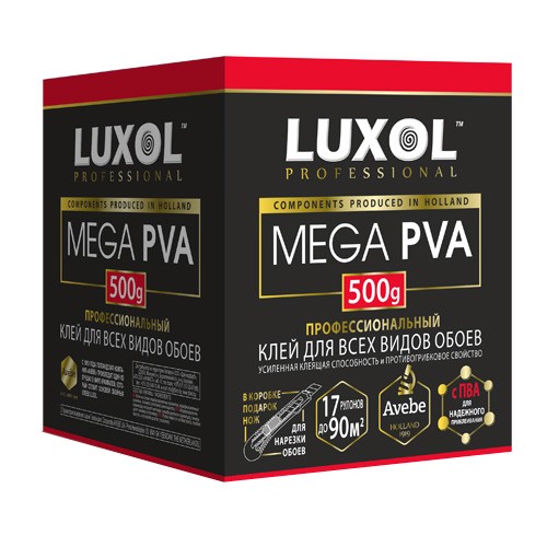 Клей обойный "Luxol Mega PVA" 300гр