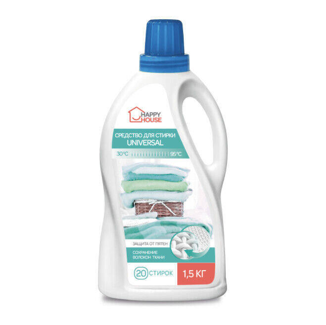 Средство для стирки "Happy House" Universal 1.5 кг/5541