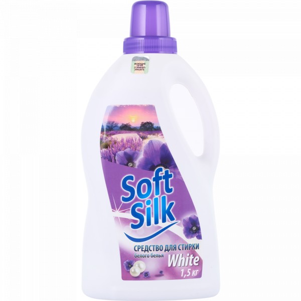 Средство для стирки "Soft Silk" white 1.5 кг/1291