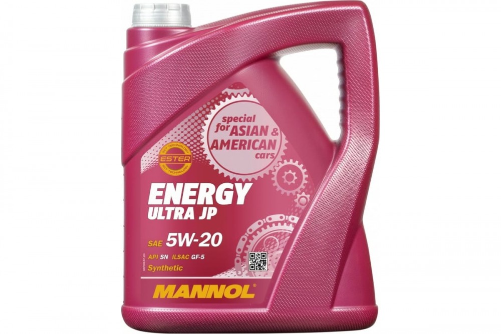 Масло моторное Mannol Energy Ultra 5w20 4 литр/7906